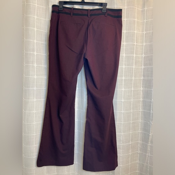 New York and company size 12 women’s work pants, plum color - Picture 2 of 4